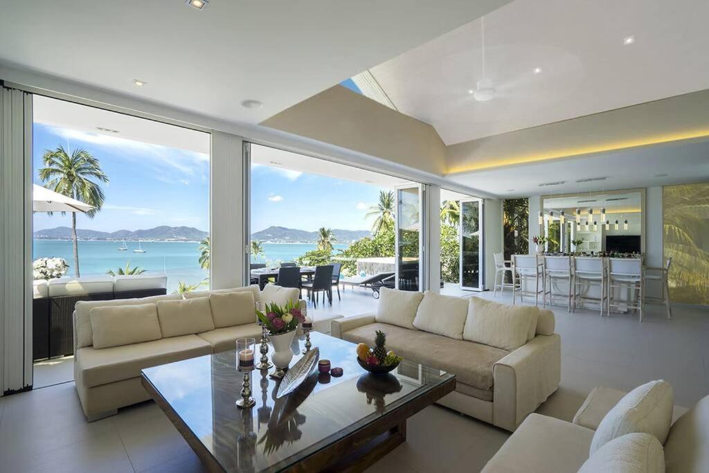 Villa Nirvana - Beachfront Tropical Chic 4Br Haven In Cape Panwa, Phuket Ban Ao Makham Bagian luar foto
