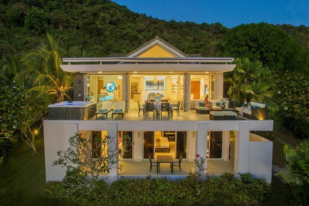 Villa Nirvana - Beachfront Tropical Chic 4Br Haven In Cape Panwa, Phuket Ban Ao Makham Bagian luar foto